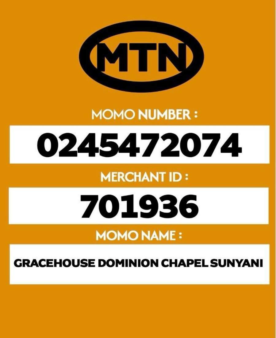 Gracehouse Dominion Chapel MoMo details